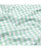 Mint green checked...