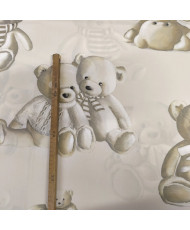 Coupon percale Teddy