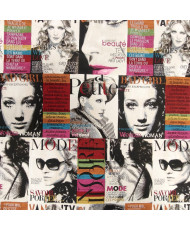 Coupon tissu jacquard magasine 1 m