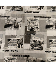 Coupon jacquard chalet 1 m