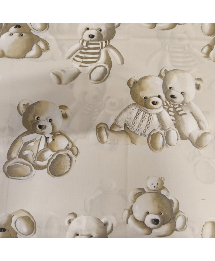 Coupon percale Teddy Olivier Thevenon 1.15 m