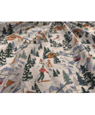 coupon Percale de coton "Méribel" 45 cm