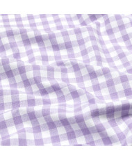 Lavender checked yarn-dyed...