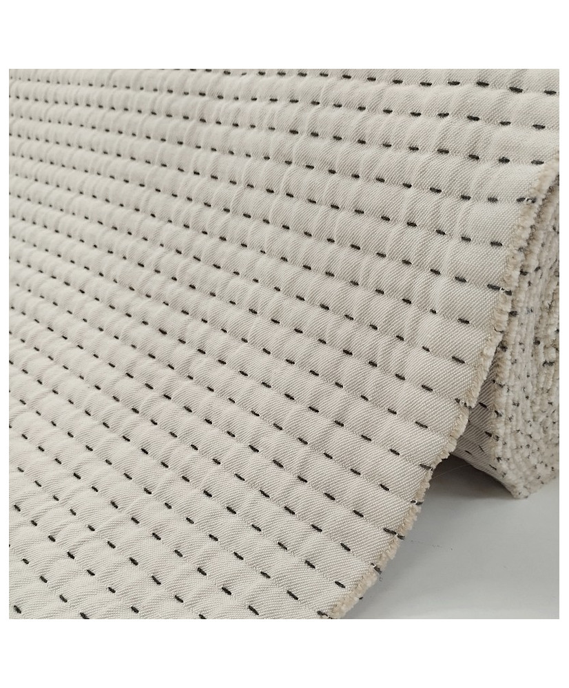 Calicot Piqué Fabric – Linen  – 140 cm