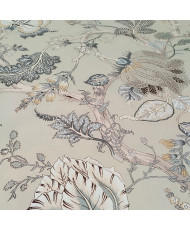 Darjeeling Beige Indian Toile de Jouy Fabric – 280 cm