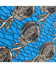 Tissu Wax Azur 112 cm