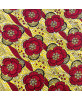 Tissu Wax Paille et rouge...