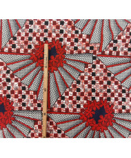Tissu Wax Eventail 112 cm