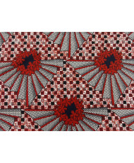 Tissu Wax Eventail 112 cm