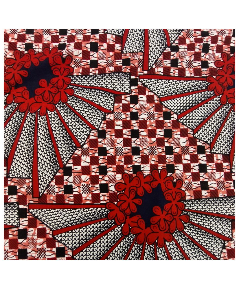 copy of Tissu Wax Azur 112 cm