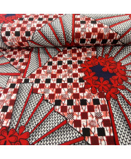 copy of Tissu Wax Azur 112 cm