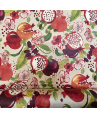 Toile enduite au mètre – Motif "Grenadier"