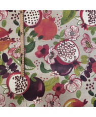 Toile enduite au mètre – Motif "Grenadier"