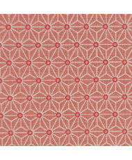 Tissu cretonne saki- corail 160 cm
