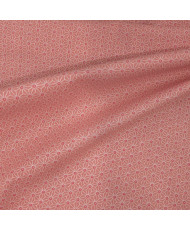 Tissu cretonne saki- corail 160 cm