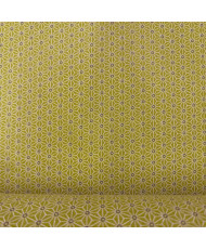Tissu cretonne "saki"- Citronnelle 160 cm