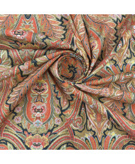 Tissu 100% Coton Valdrôme - Motif "Cachemire"