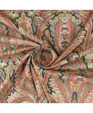 Tissu 100% Coton Valdrôme - Motif "Cachemire"