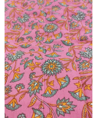 Vertical quilted 'Santal et Suzy' Fuchsia
