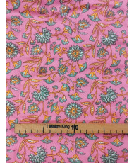 Vertical quilted 'Santal et Suzy' Fuchsia