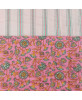 Vertical quilted 'Santal et Suzy' Fuchsia