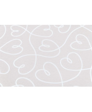 Nappe en Toile Enduite « Valentine » – Coloris naturel (Larg. 140 cm)
