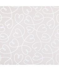 Nappe en Toile Enduite « Valentine » – Coloris naturel (Larg. 140 cm)