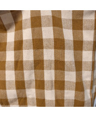 Sac cabas XXL PEANUT 100% Coton - Carreaux & vichy - réversible