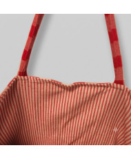 copy of Sac cabas XXL 100% Coton- vichy - réversible