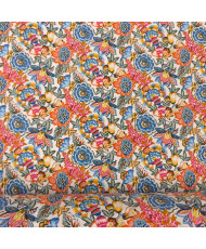 Tissu percale coton imprimé...