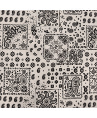copy of Tissu 100% Coton Imprimé Bandana & Paisley - Farwest vert