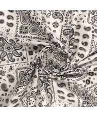 copy of Tissu 100% Coton Imprimé Bandana & Paisley - Farwest vert
