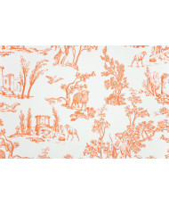 Tissu 100% Coton " Angelots"  – Motif Toile de Jouy  Angelots