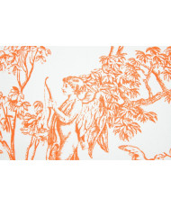 Tissu 100% Coton " Angelots"  – Motif Toile de Jouy  Angelots
