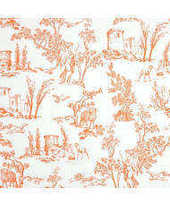 Tissu 100% Coton " Angelots"  – Motif Toile de Jouy  Angelots
