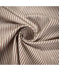 copy of Tissu Tissé Teint 100% Coton – Rayures Fines coloris Peanut