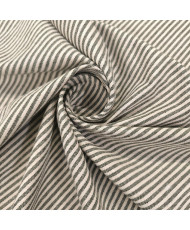 copy of Tissu Tissé Teint 100% Coton – Rayures Fines coloris Peanut