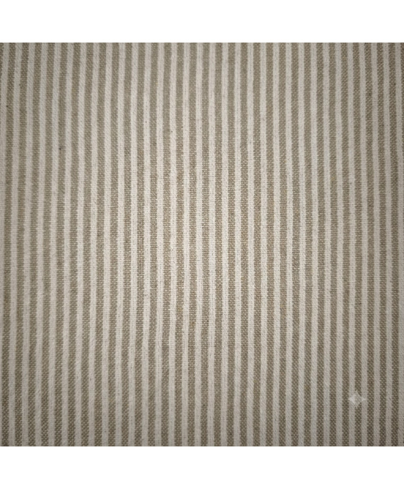 copy of Tissu Tissé Teint 100% Coton – Rayures Fines coloris Peanut