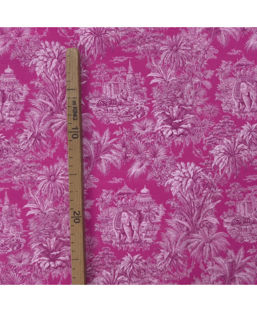 copy of Mini Maharani Orange/Red Cretonne Fabric