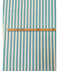 Cretonne Camille rayure bleu