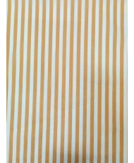 Cretonne Camille rayure Ocre