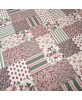 Tissu cretonne fleurville