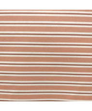Tissu ameublement "Alami"- rayure- Coloris pêche-280 cm