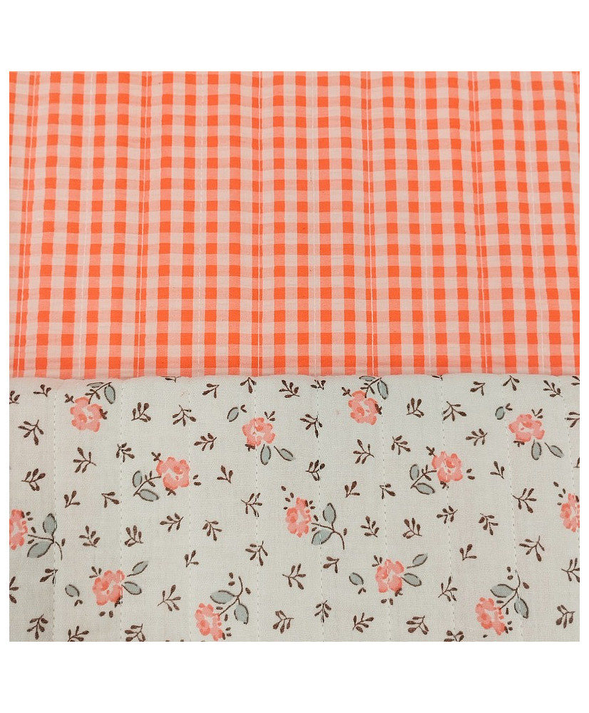 Double-Sided Seersucker Quilted Fabric – Olympe & Eli – 100% Cotton