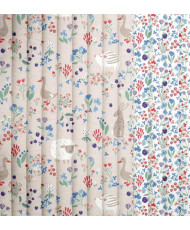 Quilted Cotton Fabric – Country Animals & Flowers Print