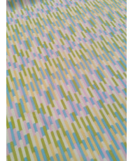 Cretonne géométrique pastel-Twilly- 140 cm