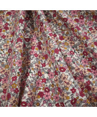 Tissu Cretonne "AGATHA"  rose
