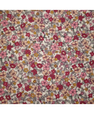 Tissu Cretonne "AGATHA"  rose