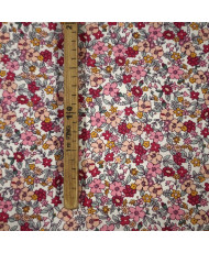 Tissu Cretonne "AGATHA"  rose