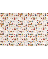 Tissu cretonne "jouet "- motifs enfant